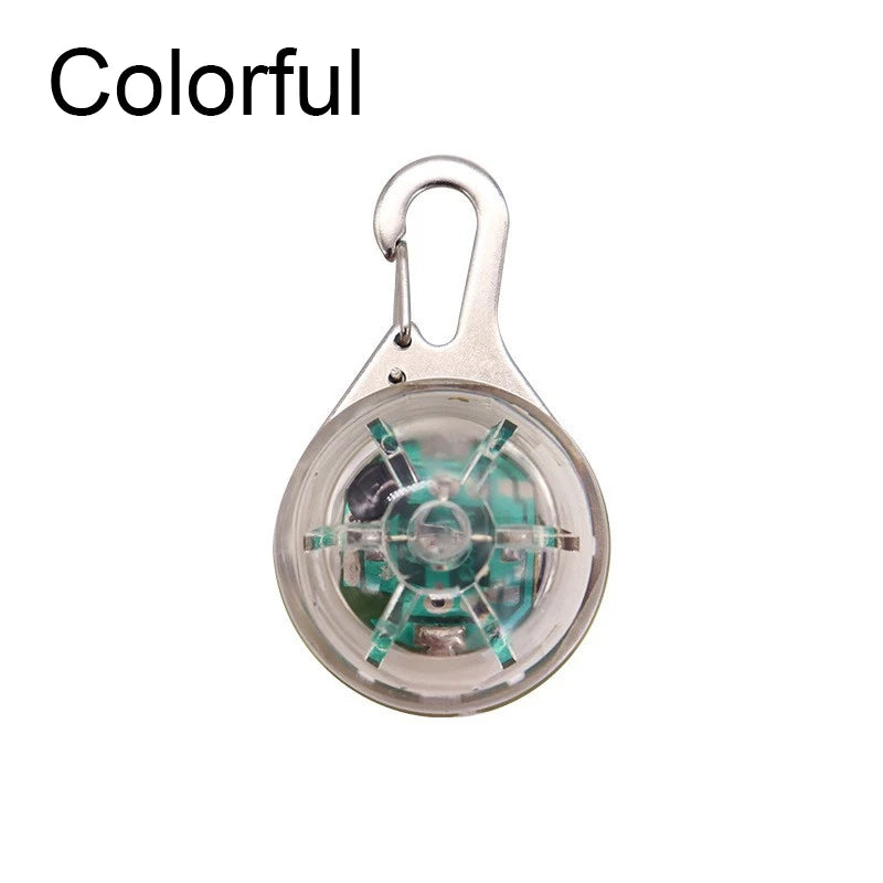 Crandon Goods™ LED Pet Safety Collar Pendant – Glowing Night Light Tag for Dogs & Cats | Bright Clip-On Collar Accessory