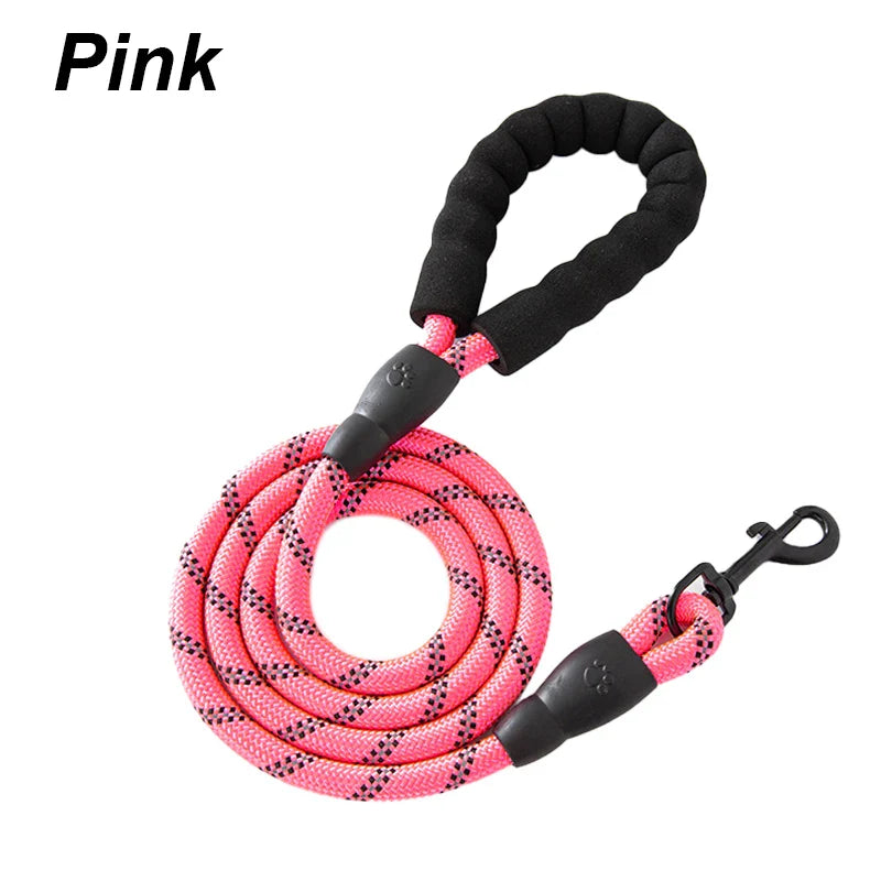 🎁 Crandon Goods™ Reflective Nylon Dog Leash (3M) – Non-Slip Foam Handle, Adjustable Heavy-Duty Lead for Small, Medium & Large Dogs (100% off)