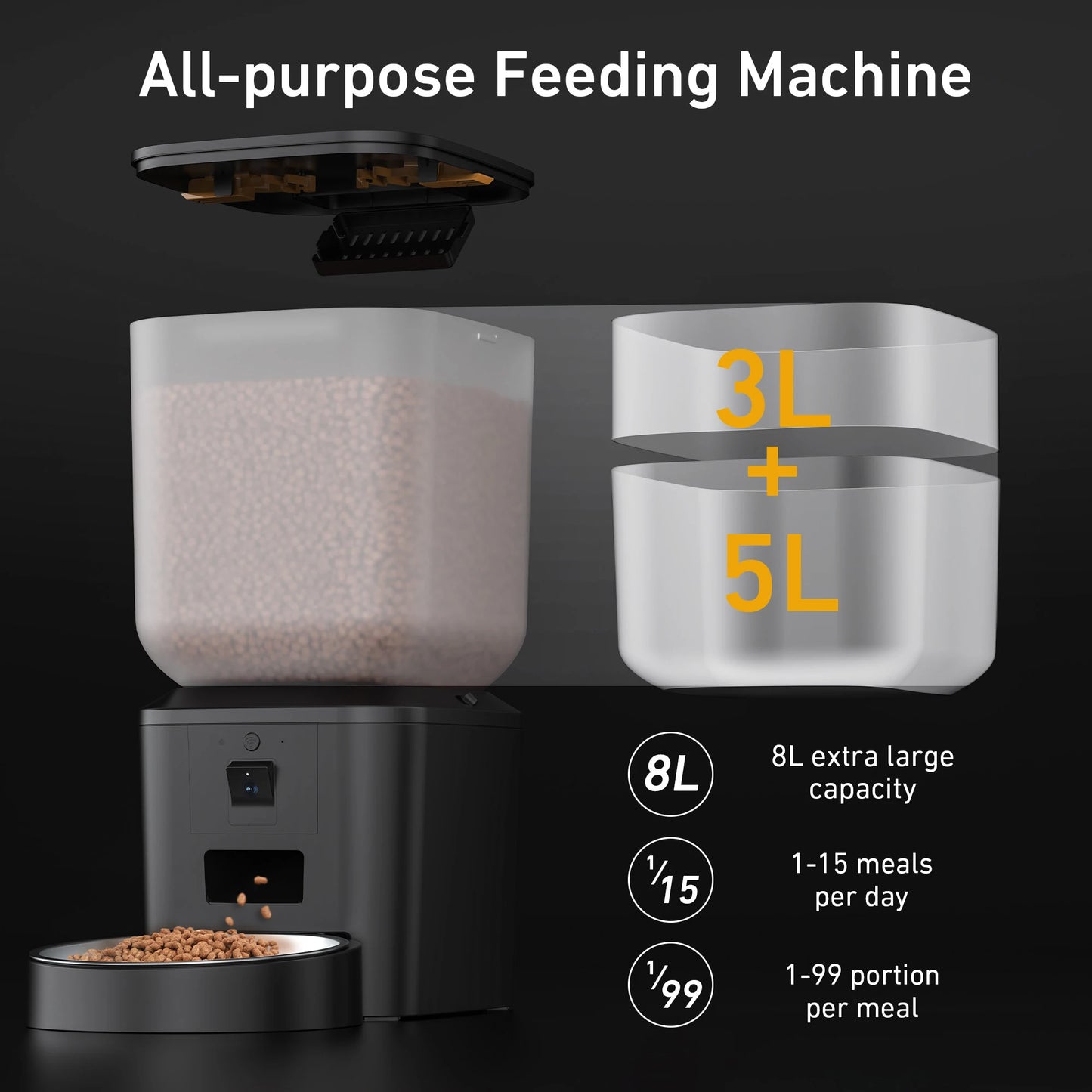 8L WIFI Smart Pet Feeder