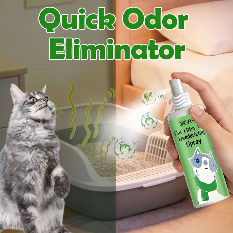 Eliminate Litter Box Odors — Instantly