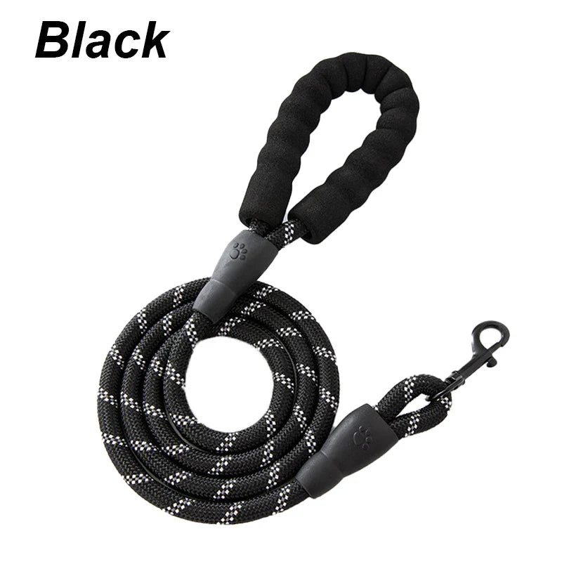 🎁 Crandon Goods™ Reflective Nylon Dog Leash (3M) – Non-Slip Foam Handle, Adjustable Heavy-Duty Lead for Small, Medium & Large Dogs (100% off)