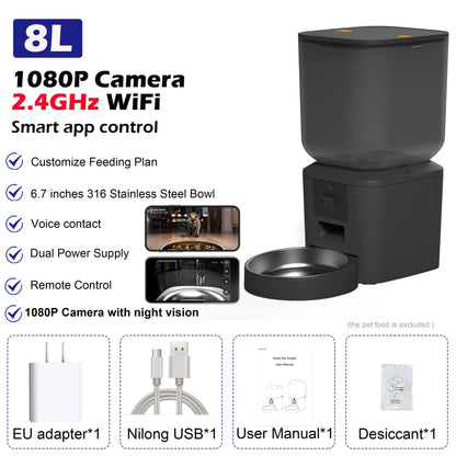 8L WIFI Smart Pet Feeder
